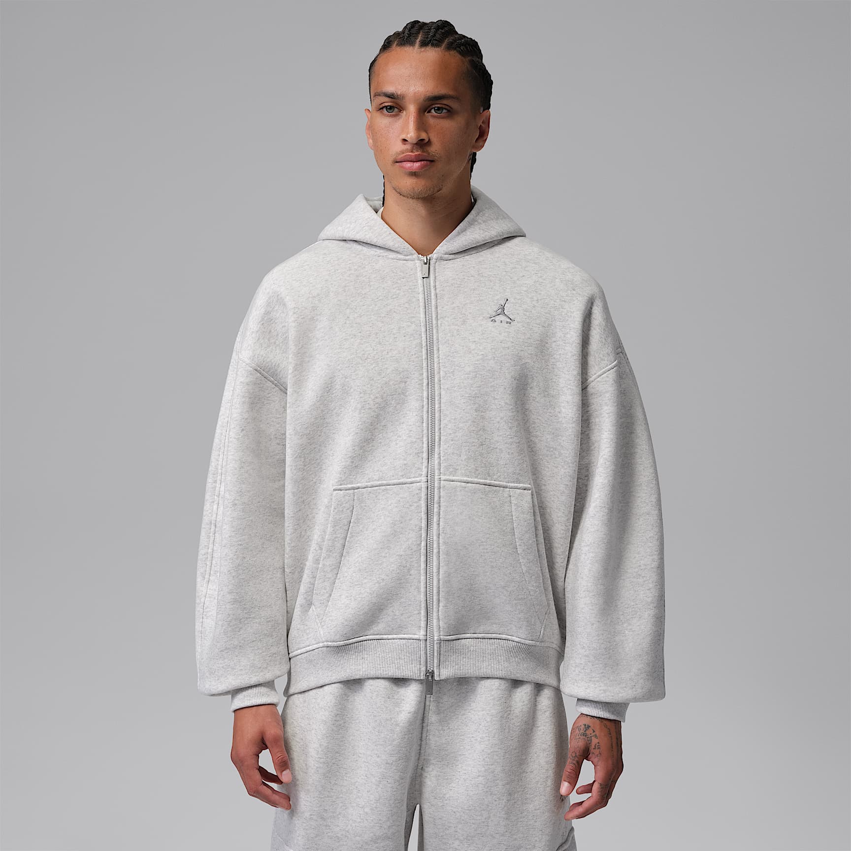 Jordan Brooklyn Men's Oversized Fleece Full-Zip. Nike IL